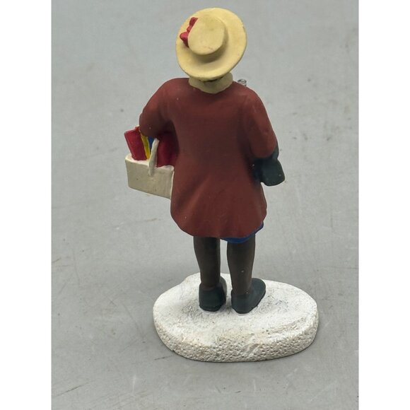 Coca-Cola 1997 African American Woman Christmas Figurine With Shopping Bag READ - Picture 4 of 7